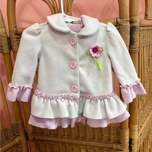 Pink and White Baby Jacket
